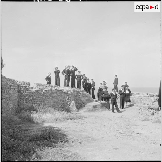 Tipasa. Tout en haut des ruines.