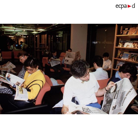 Paris 12e. Ministère des Finances. La salle de presse.