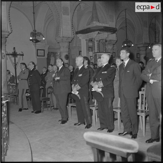 Alger. Les autorités assistent à la messe à la cathédrale.