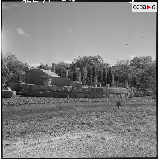 Setif - Aïn Arnat. Lieu de repos sur la base héliport Maréchal de Lattre.