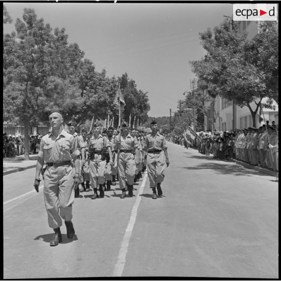 Tiaret. Peloton motorisé de Dragons.