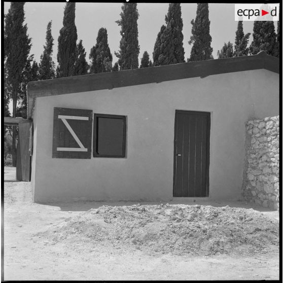 Centre de regroupement de Baudens. Maison.