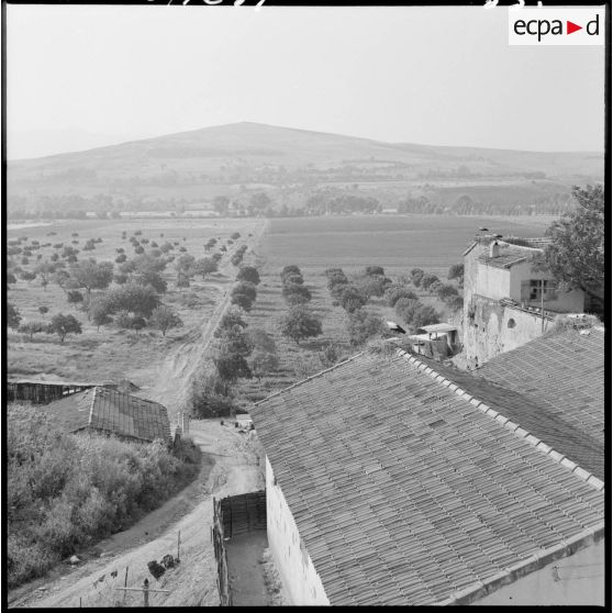 Tizi Ouzou. La 3ème batterie du 2/93e régiment d'artillerie de montagne (RAM) protège les cultures.