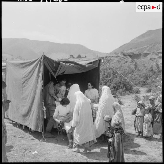 Secteur de Miliana. Infirmière volante installé à Oued-el-Haad.