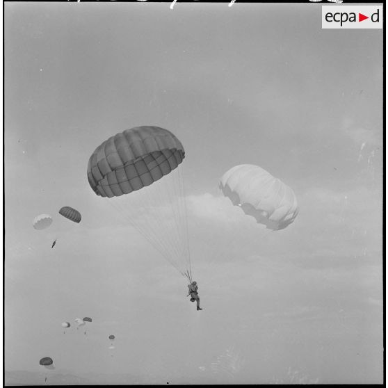 Dorsal et ventral ouverts, les prémilitaires viennent de sauter.