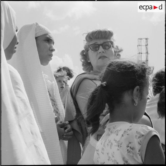 Madame Ganguillot guide la visite.