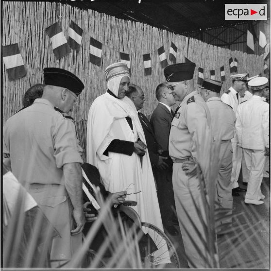 Enretien avec Monsieur Siegwald, président du Conseil général, et Monsieur Boualem Saïd, vice-président de l'Assemblée nationale.