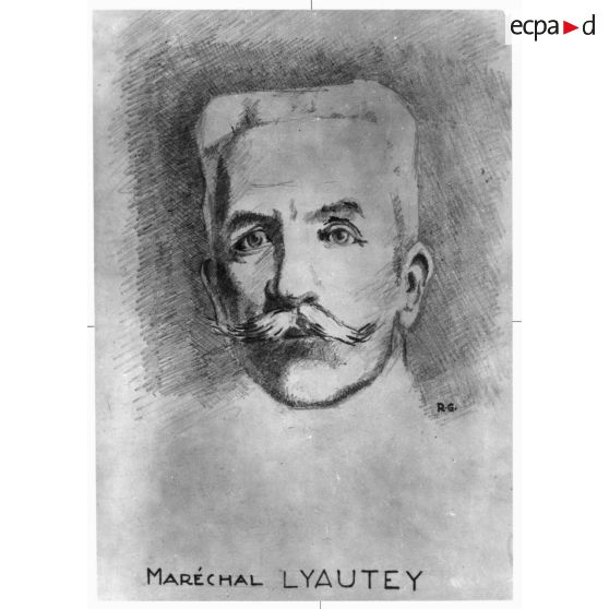 Maroc. Maréchal de France Hubert Lyautey.