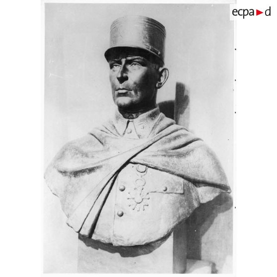 Maroc. Capitaine de Bournazel, tué le 28 février 1933, à l'assaut du Djebel Bou Gafer.