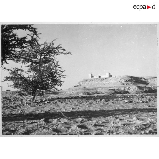 Algérie, Tindouf, 1959. L'ancien poste.