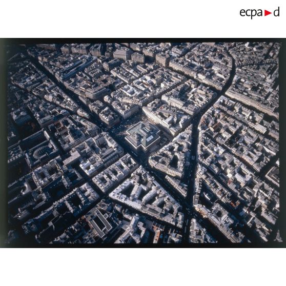 Paris 2e. Vue générale du 2e arrondissement.