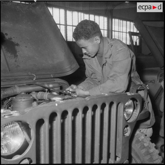 Portrait de Jaffri Mohammed, 58/2B, de Tiaret, mécanicien auto automobile.