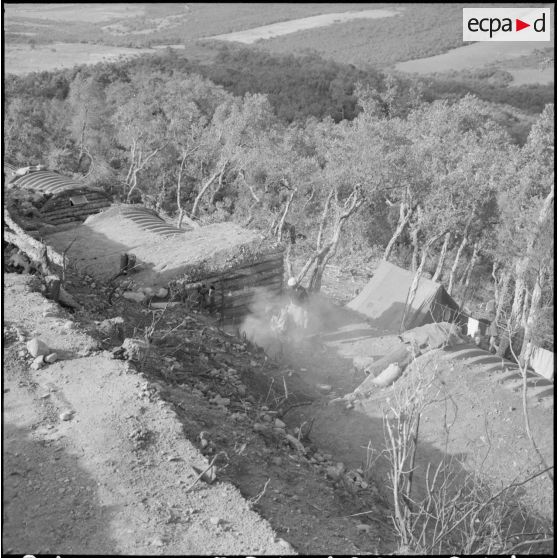 Préparation de la cuisine à la cote 341.