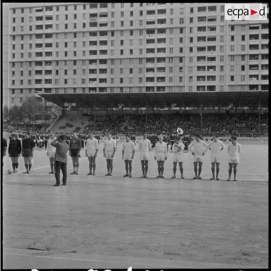 Alger. Match de football. L'équipe d'Alger.