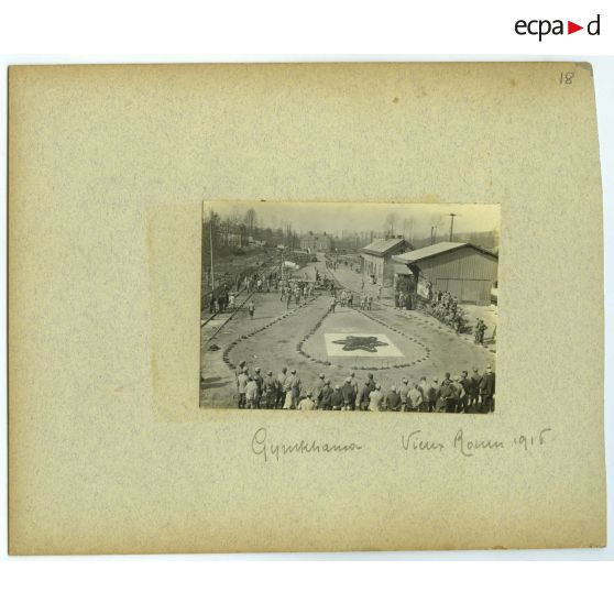 Dix-septième page de l'album dérelié de Georges Pila relatif à la première guerre mondiale.