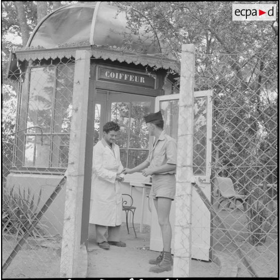 La 11e compagnie nomade et le 70e RG à Berrouaghia et Bouïra. [Description en cours]