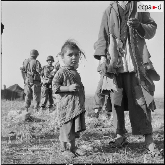 La 11e compagnie nomade et le 70e RG à Berrouaghia et Bouïra. [Description en cours]