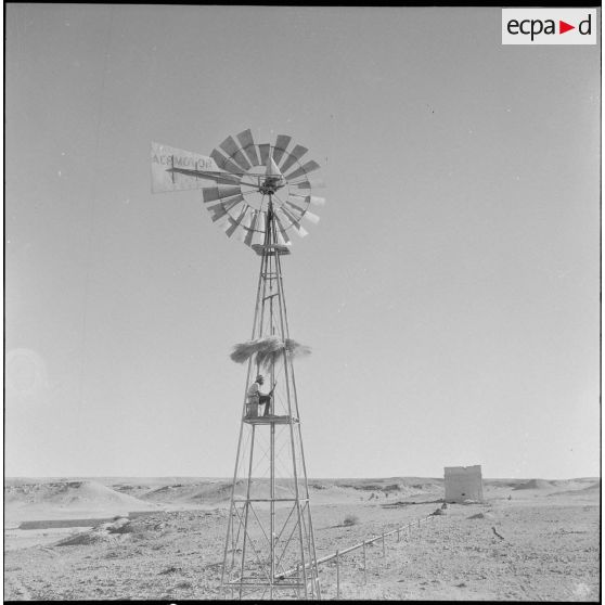 La 11e CSPA (11e compagnie saharienne portée africaine) à Tindouf. [Description en cours]