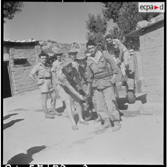 Le 159e BIA à Boghni. [Description en cours]