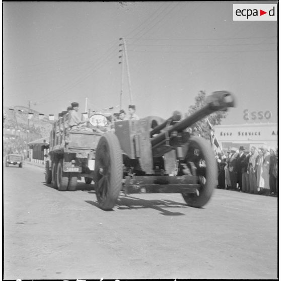 Le 1/43e RA à Tizi-Gheniff. [Description en cours]