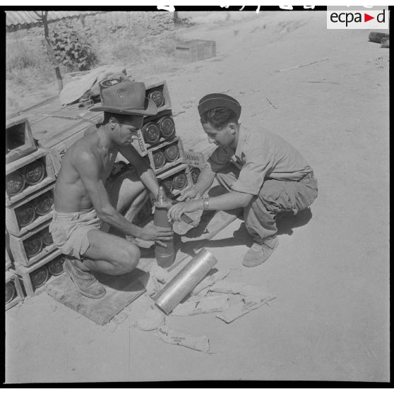 Le 1/43e RA à Tizi-Gheniff. [Description en cours]