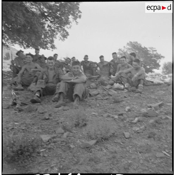 Le 1/24e RIC à Djemorah. [Description en cours]