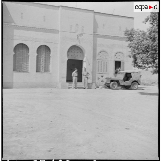 Une compagnie républicaine de sécurité à Biskra. [Description en cours]