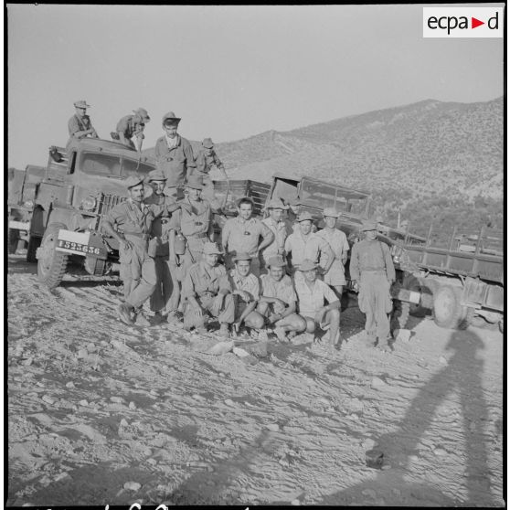 Le 4e BCP à Biskra. [Description en cours]