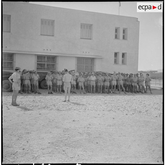 Le 4e BCP à Biskra. [Description en cours]