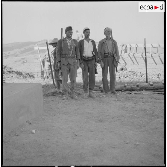 Le 2/117e RI (117e régiment d'infanterie) à El-Kalaa et Foundouk. [Description en cours]