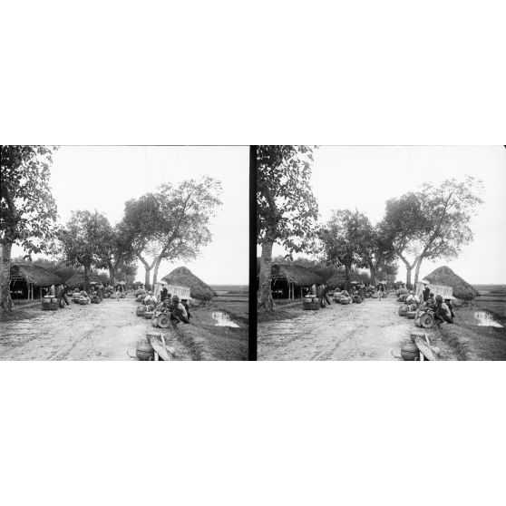 1377. Marché sur la route. [légende d'origine]