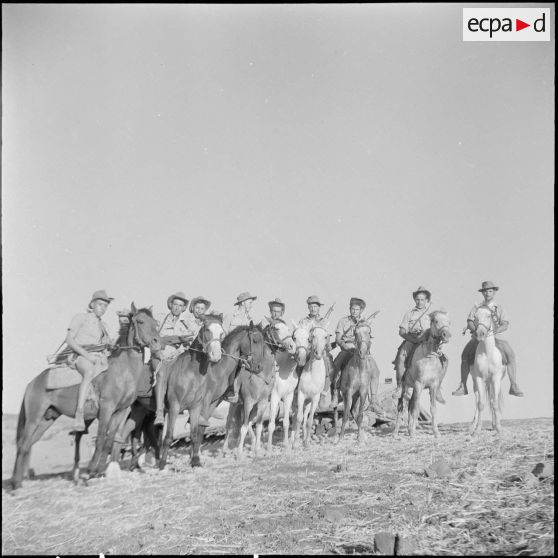 Le 1/42e RA à Chasseriau. [Description en cours]