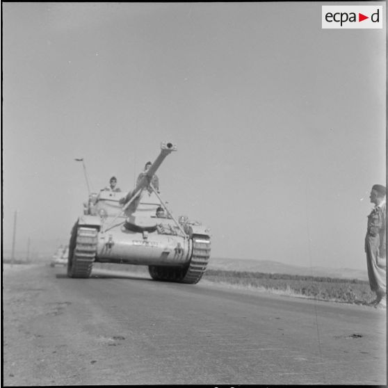 Le 21e RIC (21e régiment d'infanterie coloniale) à Marengo. [Description en cours]
