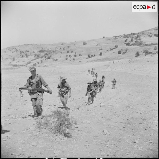 Le 21e RIC (21e régiment d'infanterie coloniale) à Marengo. [Description en cours]