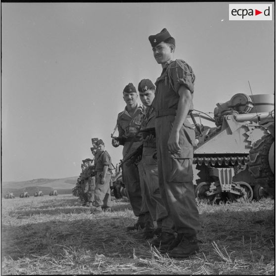 Le 21e RIC (21e régiment d'infanterie coloniale) à Marengo. [Description en cours]