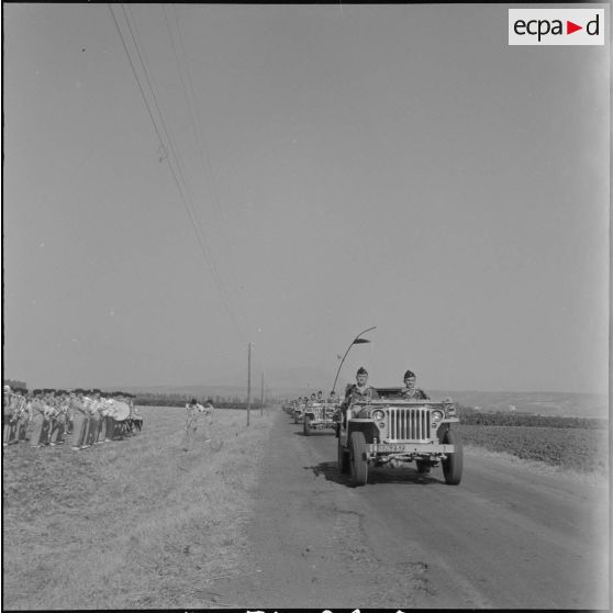 Le 21e RIC (21e régiment d'infanterie coloniale) à Marengo. [Description en cours]