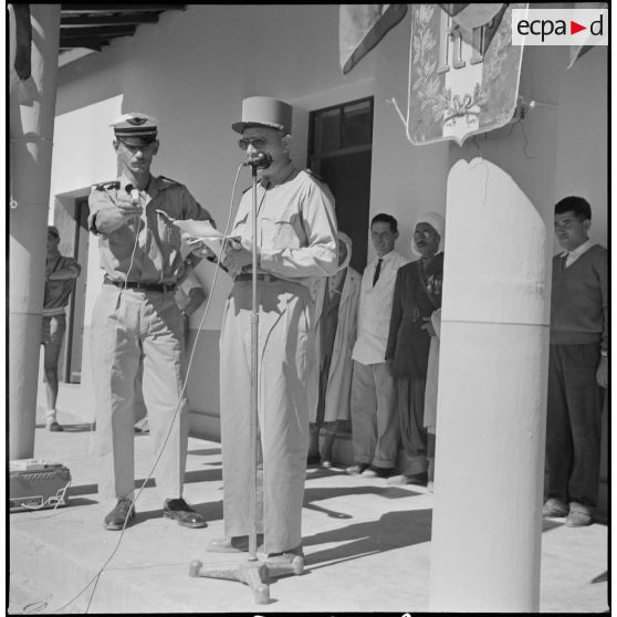 Inauguration de la section administrative spécialisée (SAS) de Taourtatsine près de Tabla. [Description en cours]