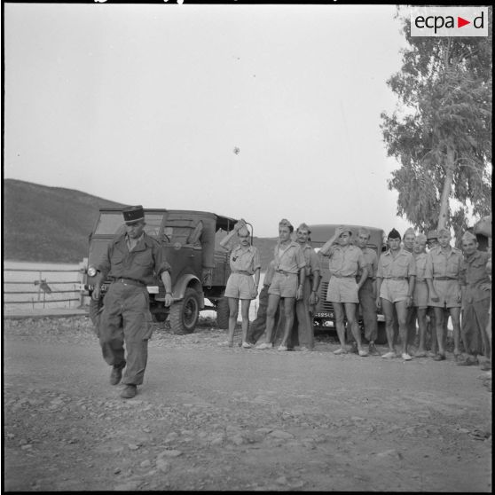 Le 403e RAA à Beni-Bahdel. [Description en cours]