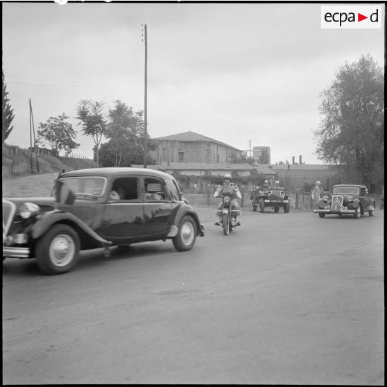 La 262e compagnie de circulation routière (262e CCR) à Tlemcen. [Description en cours]