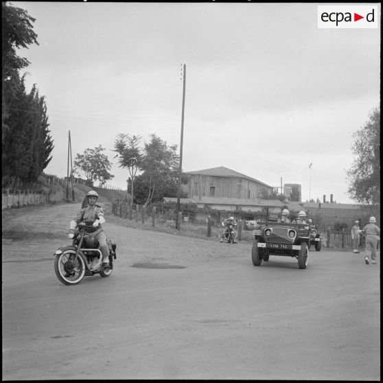 La 262e compagnie de circulation routière (262e CCR) à Tlemcen. [Description en cours]