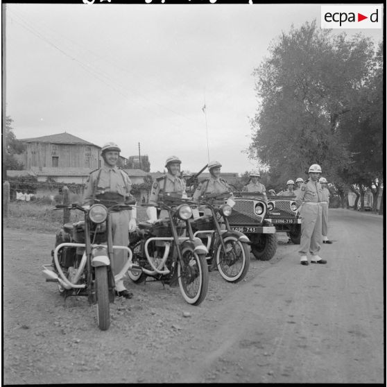 La 262e compagnie de circulation routière (262e CCR) à Tlemcen. [Description en cours]