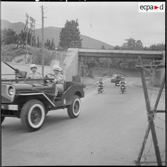 La 262e compagnie de circulation routière (262e CCR) à Tlemcen. [Description en cours]