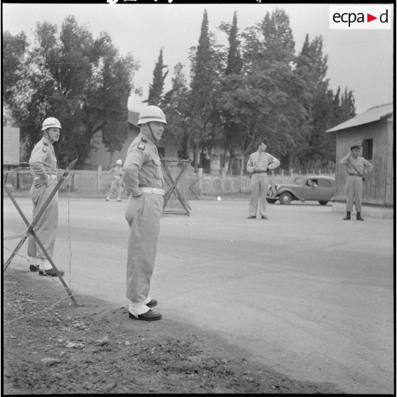 La 262e compagnie de circulation routière (262e CCR) à Tlemcen. [Description en cours]