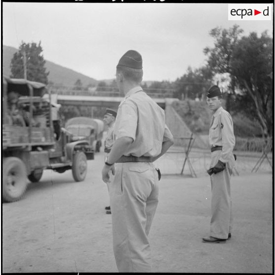 La 262e compagnie de circulation routière (262e CCR) à Tlemcen. [Description en cours]