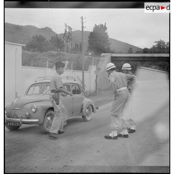 La 262e compagnie de circulation routière (262e CCR) à Tlemcen. [Description en cours]