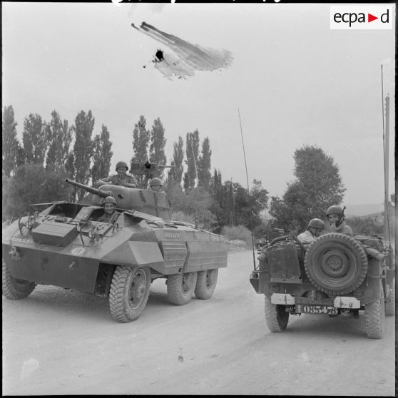 Régiment d'infanterie coloniale du Maroc (RICM) en Algérie. [Description en cours]