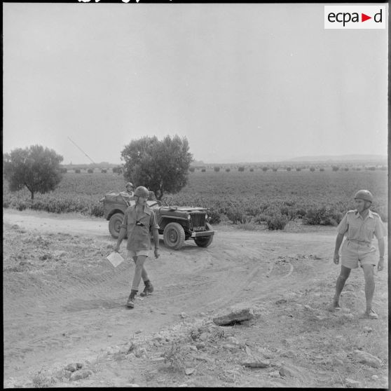 Régiment d'infanterie coloniale du Maroc (RICM) en Algérie. [Description en cours]