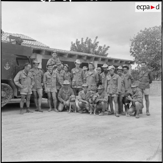 Régiment d'infanterie coloniale du Maroc (RICM) en Algérie. [Description en cours]
