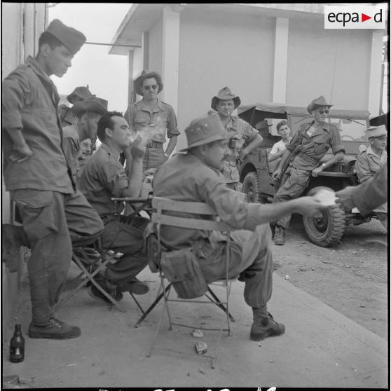 Le 3/5e REI à Tlemcen. [Description en cours]