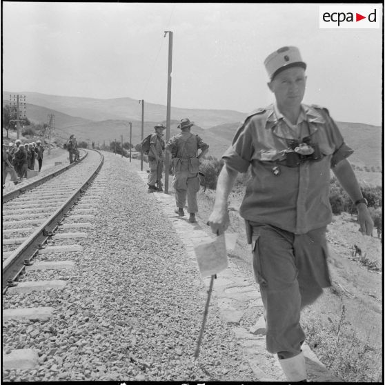 Le 3/5e REI à Tlemcen. [Description en cours]